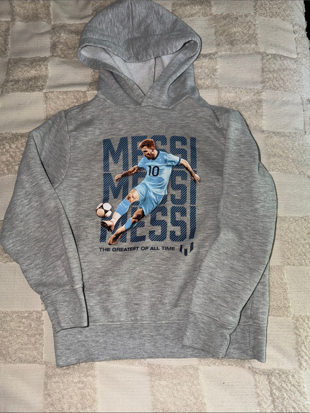 Kids hoodie with Messi graphic